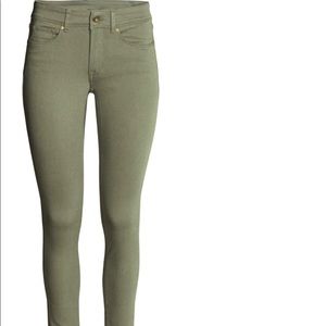 H&M olive green jeans